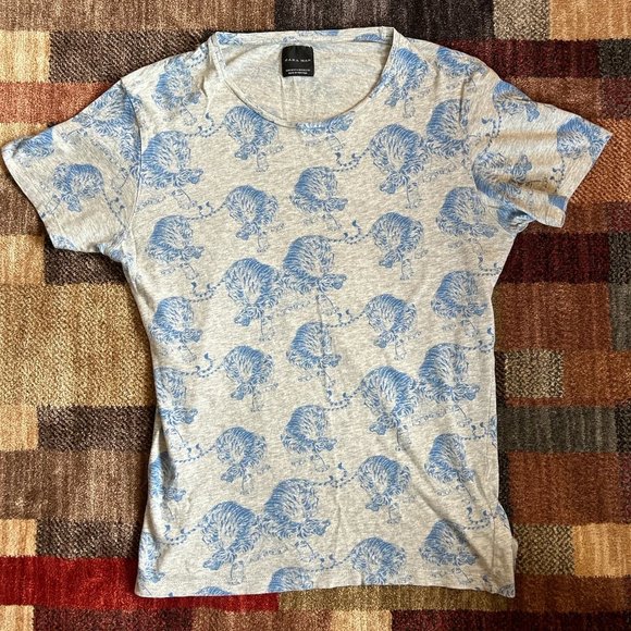 Zara man tiger print tee size M - Picture 2 of 4